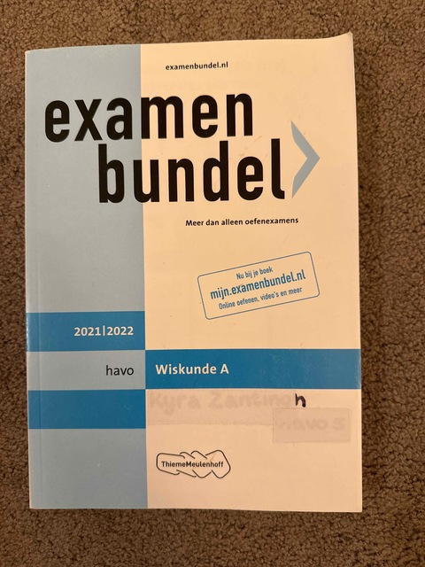 9789006491678-Examenbundel-havo-Wiskunde-A-20212022