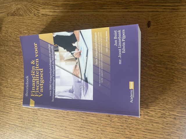 9789083285986-Theorieboek-Fanancien-ampampamp-Fiscaliteiten-voor-Vasgoed