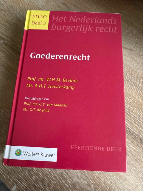 9789013143874-Pitlo-3--Goederenrecht