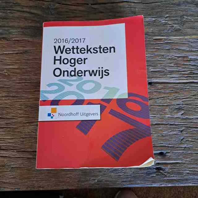 9789001862718-Wetteksten-Hoger-Onderwijs-2016-2017