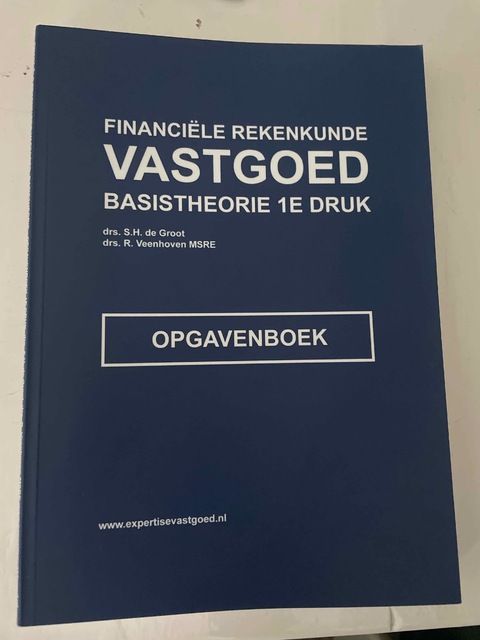 9789083161013-Financiele-rekenkunde-Vastgoed-Basistheorie--opgavenboek-