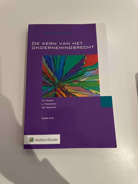 9789013164336-De-kern-van-het-ondernemingsrecht