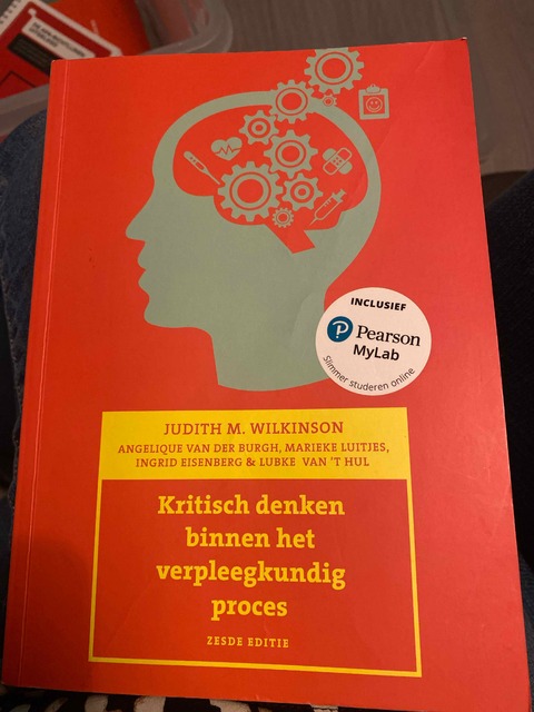 9789043037105-Kritisch-denken-binnen-het-verpleegkundig-proces-6e-editie-met-MyLab-NL-toegangscode