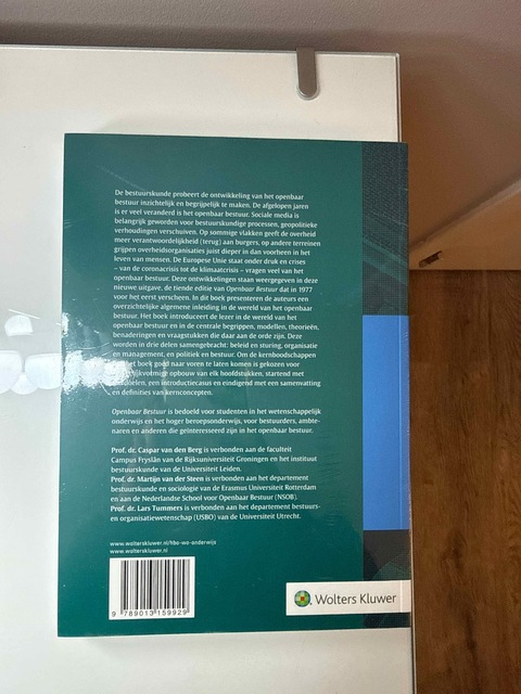 9789013159929-Openbaar-Bestuur-beleid-organisatie-en-politiek