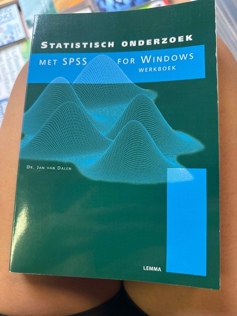 9789051898644-Statistisch-onderzoek-met-SPSS-for-Windows-Werkboek