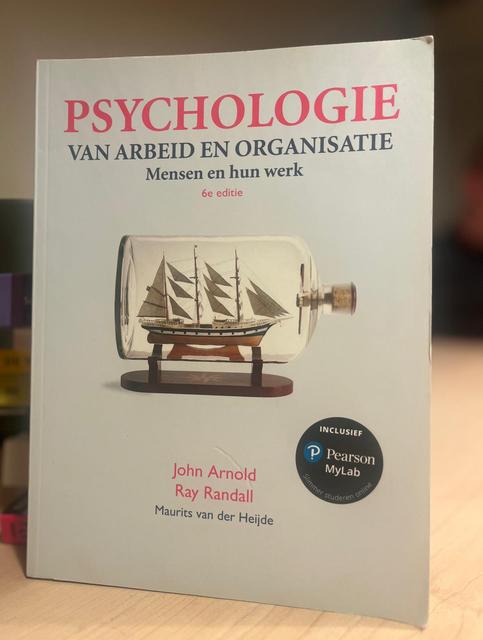 9789043036917-Psychologie-van-arbeid-en-organisatie-6e-editie-met-MyLab-NL-toegangscode