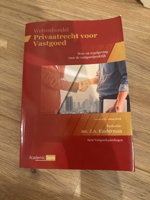 9789083441825-Wettenbundel-Privaatrecht-voor-Vastgoed-2024-2025