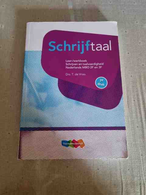 9789006487695-Schrijftaal-Nederlands-MBO-2F-en-3F-Leerwerkboek