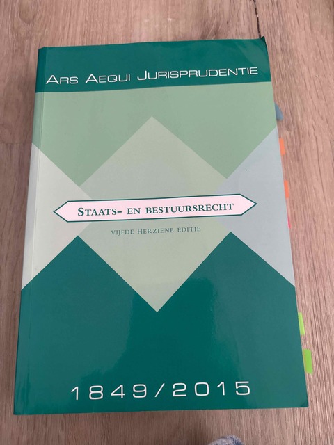 9789069166476-Jurisprudentie-Staats-en-bestuursrecht-1849-2015