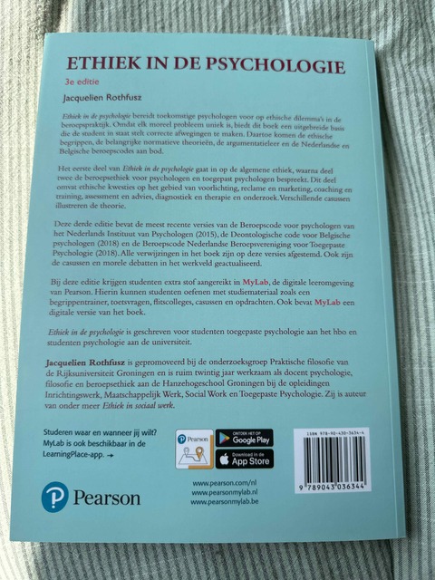 9789043036344-Ethiek-in-de-psychologie-3e-editie-met-MyLab-NL-toegangscode