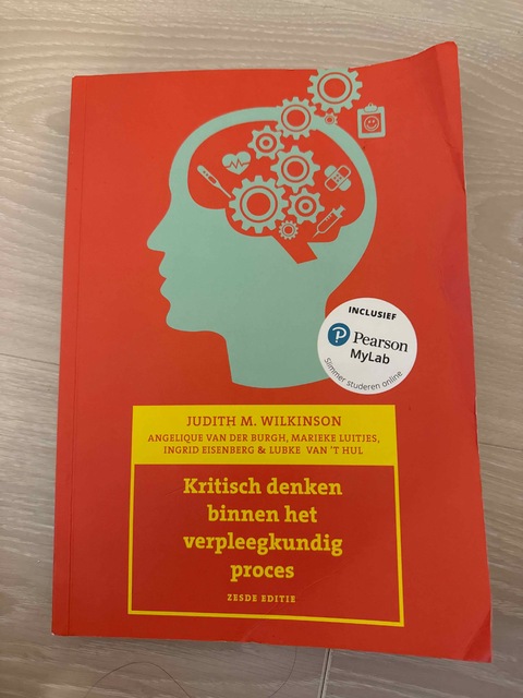 9789043037105-Kritisch-denken-binnen-het-verpleegkundig-proces-6e-editie-met-MyLab-NL-toegangscode