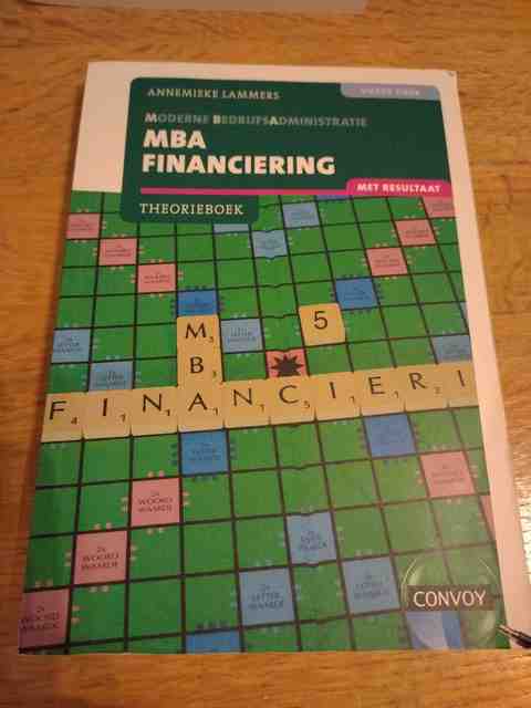 9789463172844-MBA-Financiering-met-resultaat-4e-druk-Theorieboek