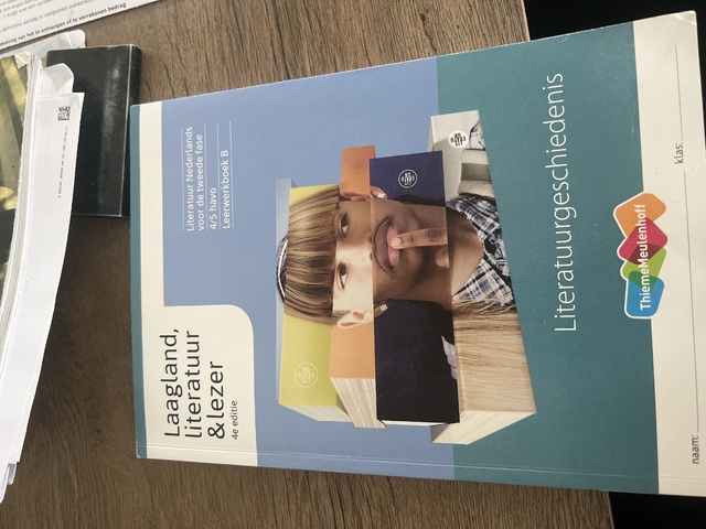 9789006371369-Laagland-Literatuurgeschiedenis-45-havo-Leerwerkboek-B