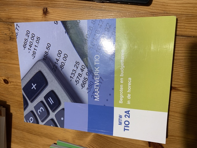 9789400228931-MTW-TIO-2A-Maatwerk-TIO-2-Begroten-en-budgetteren-in-de-horec