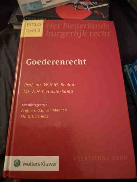 9789013143874-Pitlo-3--Goederenrecht