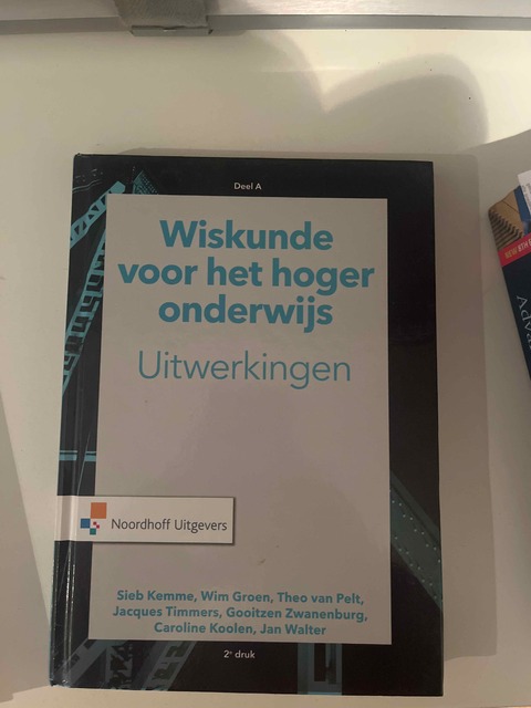 9789001888169-Wiskunde-voor-het-hoger-onderwijs-uitwerkingen-deel-A