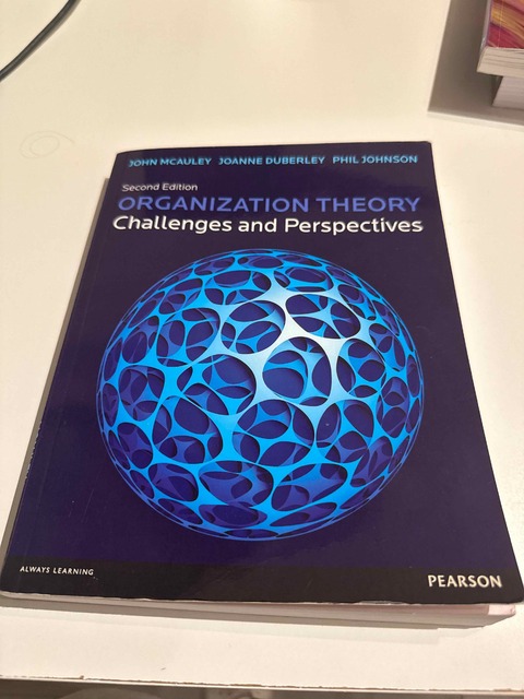 9780273724438-Organization-Theory