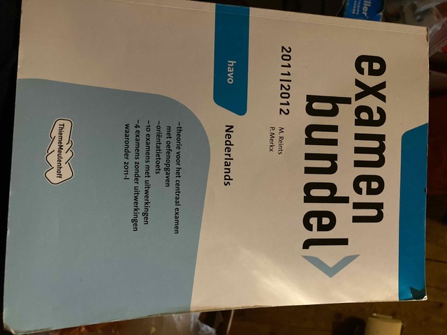 9789006076486-Examenbundel-Nederlands-Havo-20112012