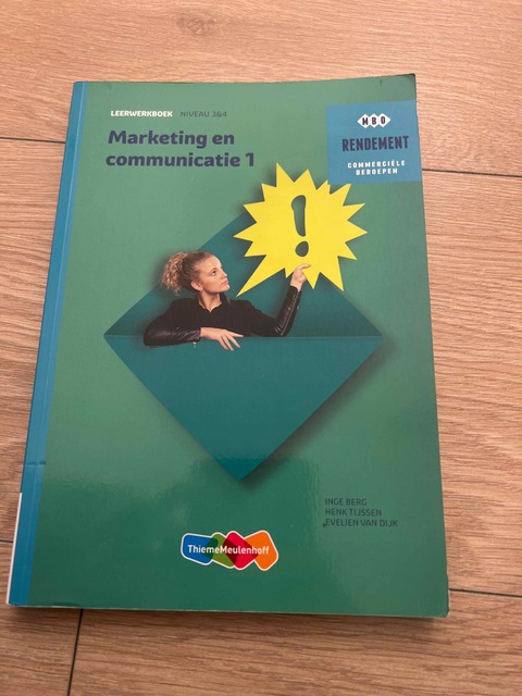 9789006372274-Marketing-communicatie-Niveau-34-Deel-1-Leerwerkboek