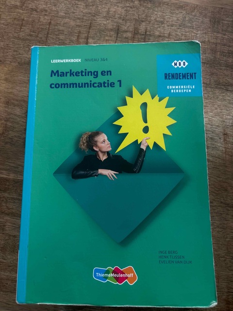 9789006372274-Marketing-communicatie-Niveau-34-Deel-1-Leerwerkboek