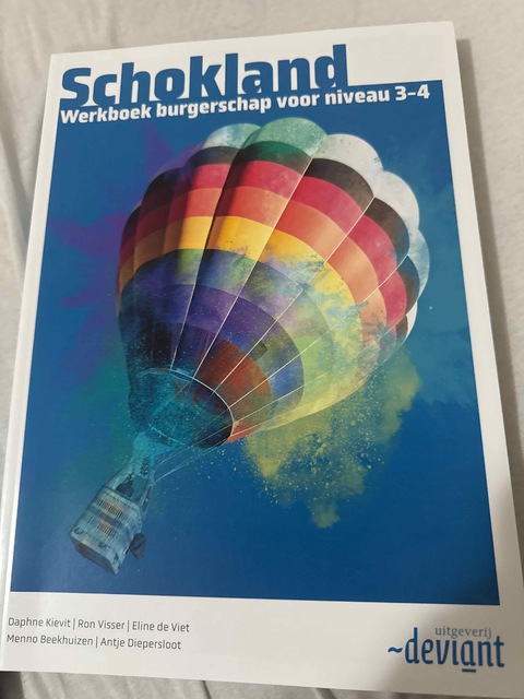 9789463265089-Schokland-burgerschap-voor-niveau-3-4-Werkboek