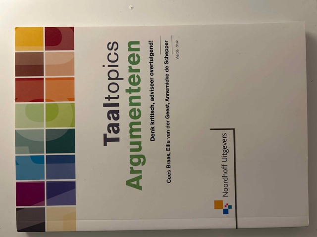 9789001809485-Taaltopics-argumenteren