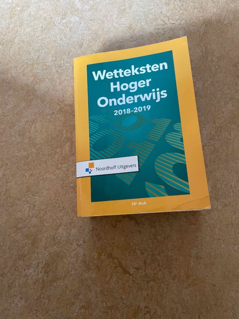 9789001886226-Wetteksten-hoger-onderwijs-2018-2019