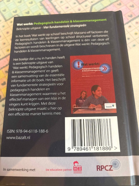 9789461181886-Beknopte-uitgave-wat-werkt-pedagogisch-handelen-en-klassenmanagement