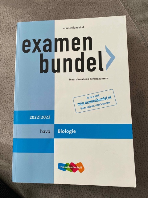 9789006639599-Examenbundel-havo-Biologie-20222023