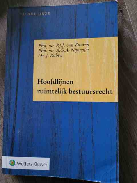 9789013140101-Hoofdlijnen-ruimtelijk-bestuursrecht