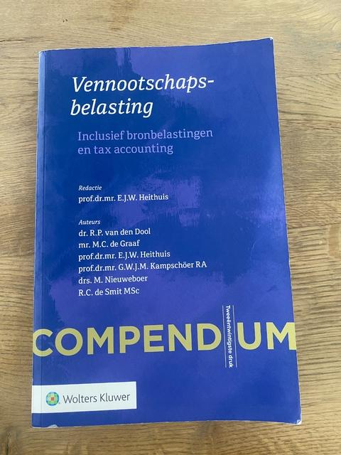 9789013173123-Compendium-Vennootschapsbelasting