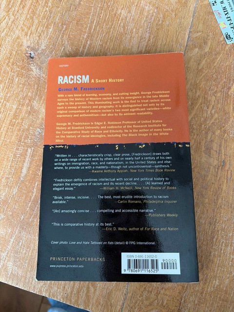 9780691116525-Racism--A-Short-History