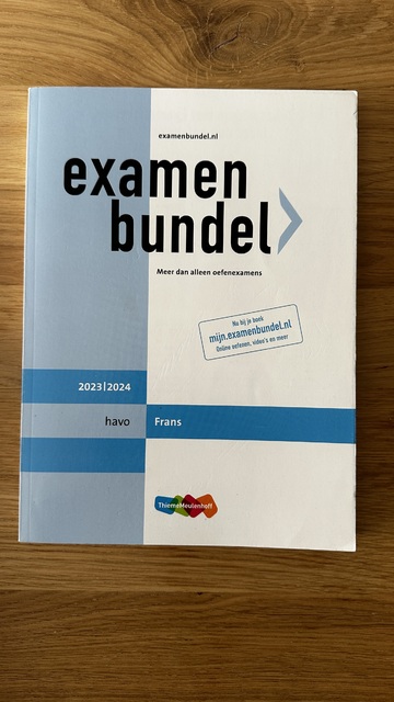 9789006648287-Examenbundel-havo-Frans-20232024