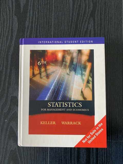 9780534491239-Statistics-For-Management-And-Economics-With-Infotrac