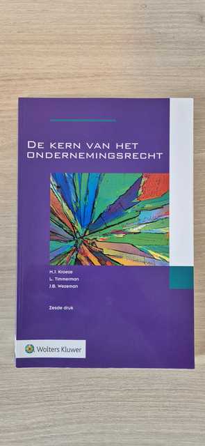 9789013164336-De-kern-van-het-ondernemingsrecht