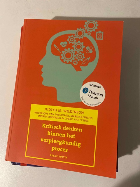 9789043037105-Kritisch-denken-binnen-het-verpleegkundig-proces-6e-editie-met-MyLab-NL-toegangscode