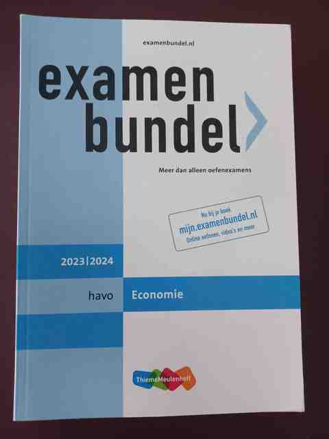 9789006648409-Examenbundel-havo-Economie-20232024