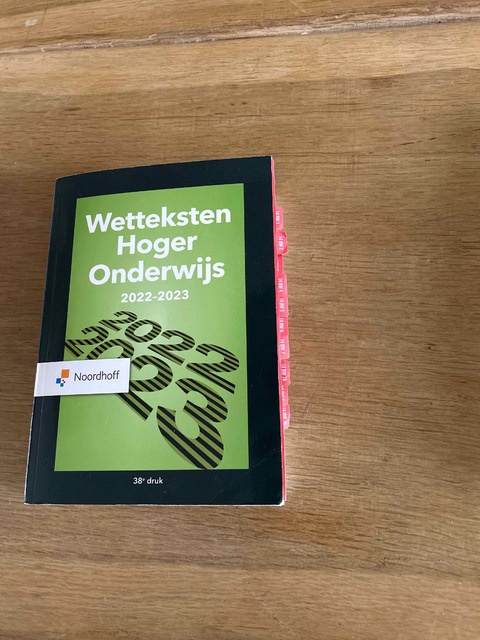 9789001299132-Wetteksten-Hoger-Onderwijs-2022-2023