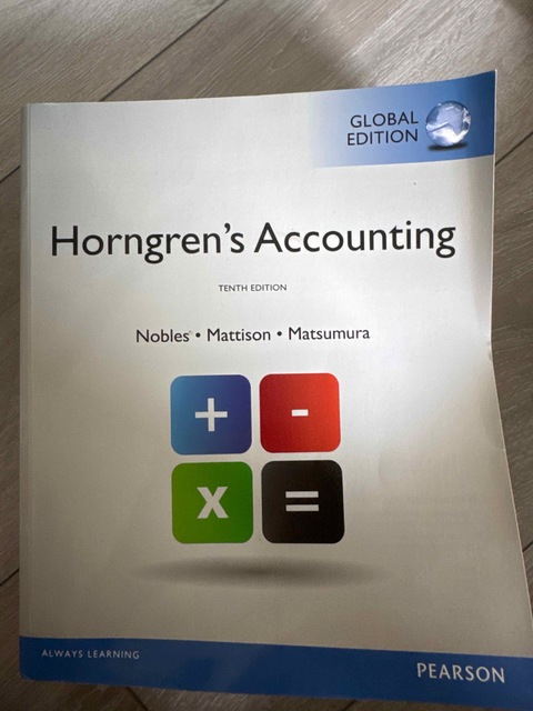 9781292056517-Horngrens-Accounting-Global-Edition