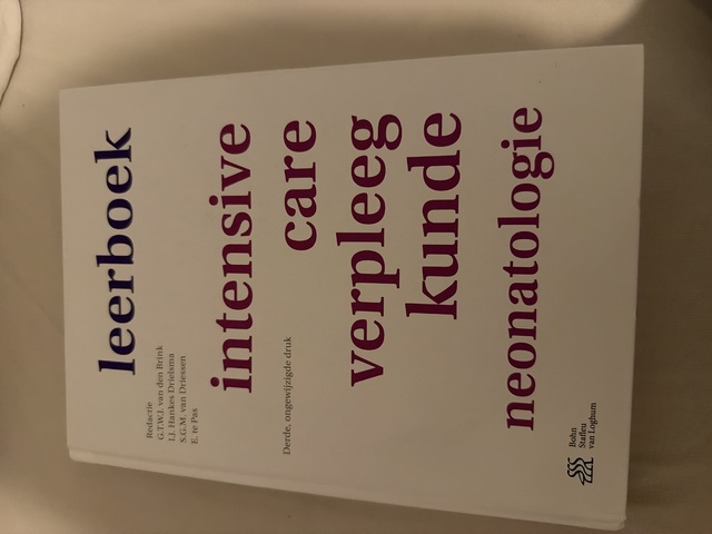 9789036817974-Leerboek-intensive-care-verpleegkunde-neonatologie