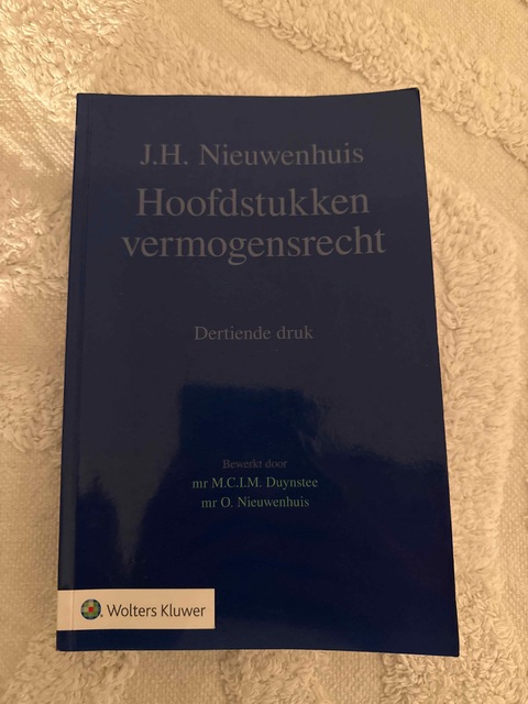 9789013167177-Hoofdstukken-vermogensrecht