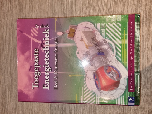 9789039525760-Toegepaste-energietechniek-Deel-2-Duurzame-energie