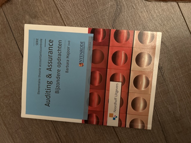 9789001803209-Auditing-en-assurance-Bijzondere-opdrachten