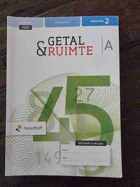 9789001745554-Getal-amp-Ruimte-wiskunde-A-HAVO-Deel-2