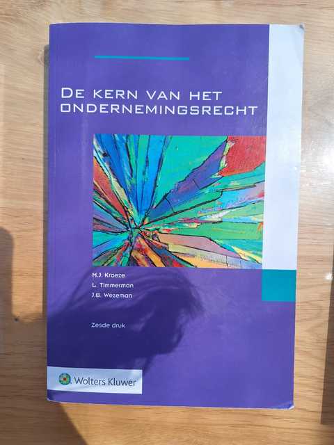 9789013164336-De-kern-van-het-ondernemingsrecht