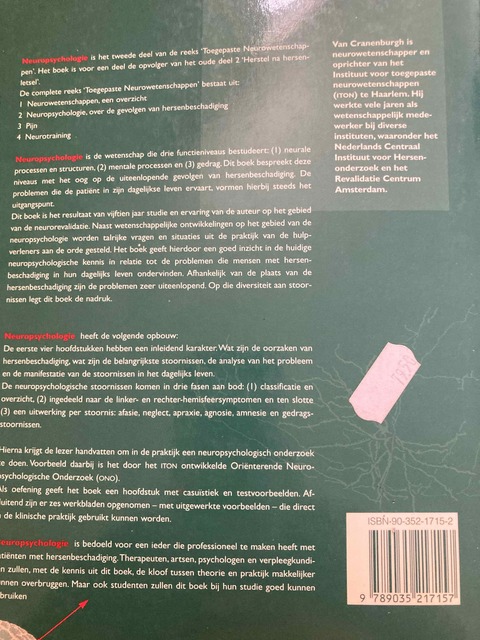 9789035217157-Neuropsychologie