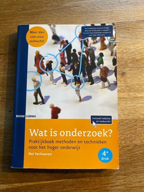 9789059316713-Wat-is-onderzoek-Methoden-en-technieken-voor-het-Hoger-Onderwijs-Praktijkboek