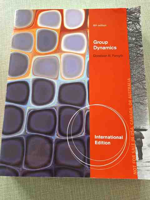 9781285051444-Forsyth-D-Group-Dynamics-International-Edition