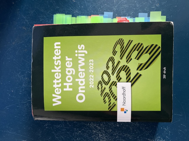 9789001299132-Wetteksten-Hoger-Onderwijs-2022-2023