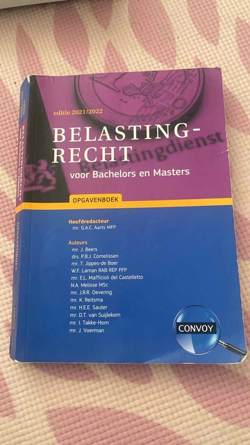 9789463172684-Belastingrecht-voor-Bachelors-en-Masters-2021-2022-Opgavenboek